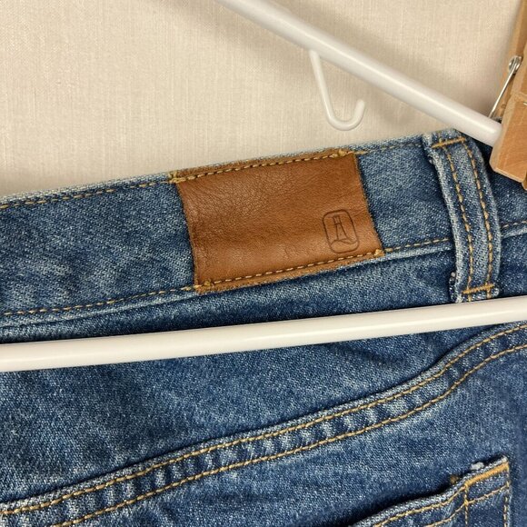 Lands End High Waist Flannel Lined Mom Jeans Womens 31x33 Cottage 90s No Stretch - Picture 9 of 15